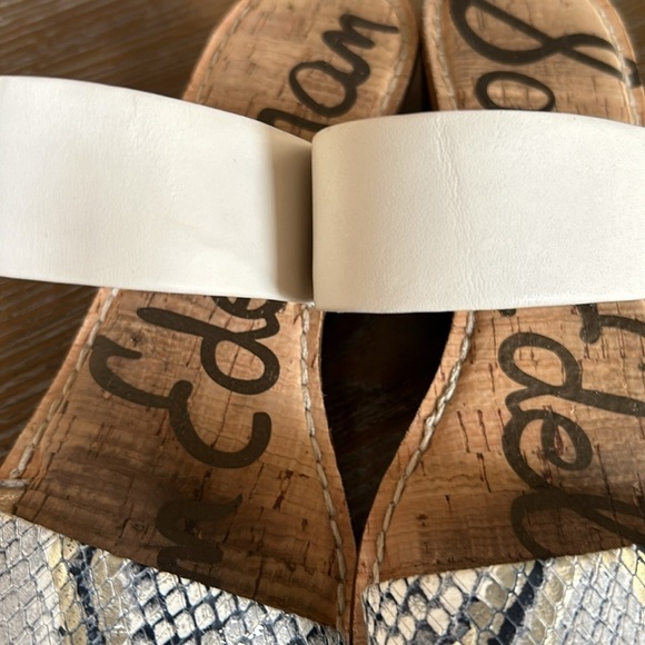 EUC Sam Edelman Gala Two Strap Low Wedge Sandals Women’s Size 8 - Picture 4 of 7